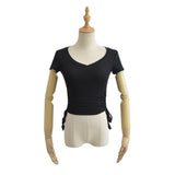 Women T-Shirt Workout Clothes Spring and Summer Sports Tight T-shirt for Women