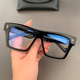 CHH Chrome Hearts Glasses Plain Large Black Frame Myopia Large Face Versatile Glasses Frame