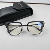 CHH Chrome Hearts Glasses 925 Sterling Silver Eyebrow Frame Side Hollow Structure Glasses Frame