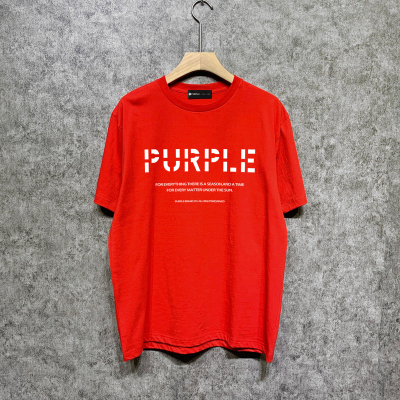 Purple Brand T Shirt Short Sleeve T-shirt Blouse