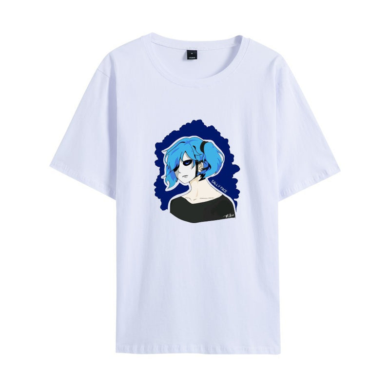 Sally Face T Shirts Adventure Puzzle Series Men's and Women's Casual Short-Sleeved T-shirt