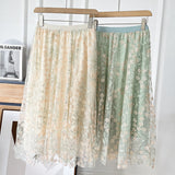 Women Skirt Tulle Skirt Midi Skirt Summer Graceful Skirt Skirt