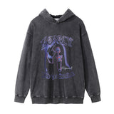 Men Hoodie Distressed Hooded Sweater Men's Tops Ins Fashion Brand Loose Side Pocket