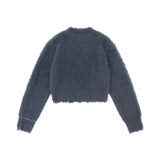 Women Sweater Short Sweater for Girls Autumn Crew Neck Casual