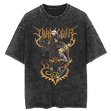Mens Vintage T Shirt Streetwear Harajuku Japan