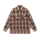 Men Long Sleeve T Shirt Men's Spring and Autumn Loose Lapels Shirt Coat