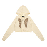 Women Sweater Hooded Knit Cardigan Girls Casual Spring and Autumn Sweater Coat