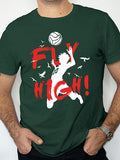 Fly High Hinata Haikyuu Tobio T-Shirt Anime Japanese