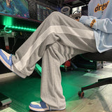 Men Sweatpants Waffle Pants Men's Summer Sports Straight Loose