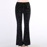 Women Pants Fall Bell-Bottom Pants Women's Design Casual Trousers