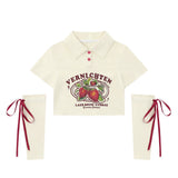 Women Long Sleeve T-Shirt Short T-shirt Girls Summer