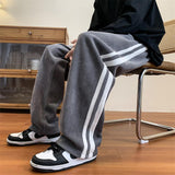 Men Sweatpants Corduroy Pants Men's Spring and Autumn Straight Loose Casual