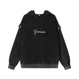 Men Hoodie Hooded Sweater Men's Sleeve Hoodie Top Loose