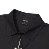 Women Long Sleeve Shirt Short Shirt Women's Spring and Autumn Stitching Contrast Color Long Sleeves Shirt