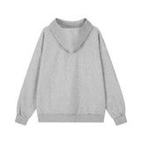 Men Hoodie Simple Personality Hooded Sweater Boys Turtleneck Zipper Pullover Loose Hoodie Autumn and Winter