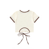 Women T-shirt Printed Short T-shirt Women's Summer Casual Multicolor Top