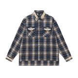 Men Long Sleeve T Shirt Men's Spring and Autumn Loose Lapels Shirt Coat