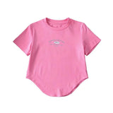 Women T-shirt Vintage Print Short Sleeves T-shirt Women's Summer Casual