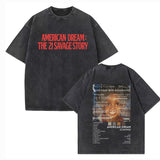 Savage American Dream T Shirt Vintage Washed Magic