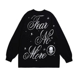 Men Long Sleeve Shirt Printed Long Sleeve Bottoming T-shirt Men and Women Hiphop Idle Style