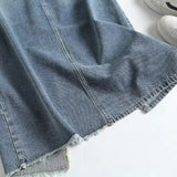Women Skirt Vintage Denim Skirt Skirt
