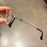 CHH Chrome Hearts Glasses Pure Titanium Ultra Light Retro Versatile Myopia Glasses Frame