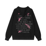Men Hoodie Hooded Jacket Men's Spring and Autumn Loose Printed Cardigan