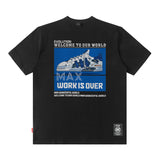 Men T Shirt Short Sleeve T-shirt Men and Women High Street Loose Couple