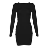 Women Dresses Autumn and Winter Women's Clothing Fashion Long Sleeve Dress