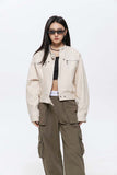 Unisex Jacket Autumn Fashion Stand-up Collar Casual Jacket Women's Clothing