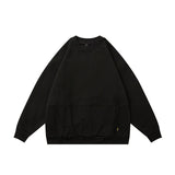 Unisex Hoodie Retro Crew Neck Pullover Sweatshirt Men's Design Fashion Brand