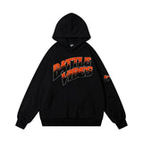 Men Hoodie Letter Hooded Sweater Men's Spring and Autumn Loose Casual Long Sleeves