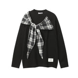Unisex long-sleeved shirt casual strap design