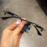 CHH Chrome Hearts Glasses Pure Titanium Ultra Light Large Frame Retro Myopia Myopia Glasses Frame