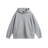 Unisex Jacket Autumn Plain Hooded Casual Sweatshirt