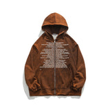 Unisex Sweatshirt Autumn Zipper Hooded Sweater
