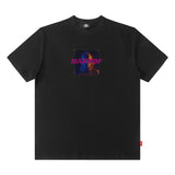 Men T Shirt American Printed T-shirt Men and Women Couple Loose