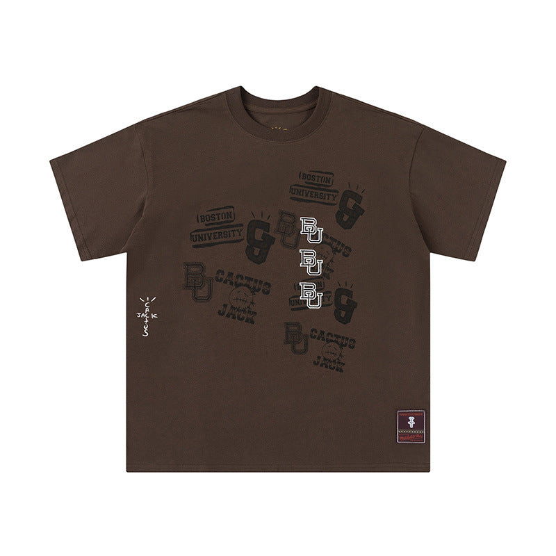 Travis Scott T-Shirt TRAVIS SCOTT Short Sleeve Summer Hip Hop T-Shirt