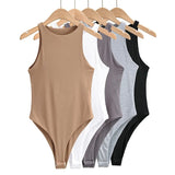 Women Camisole Summer Women's Solid Color Sleeveless round Neck