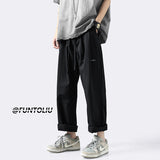 Men Sweatpants Summer Men's Overalls Simple, Loose and Versatile Casual Pants