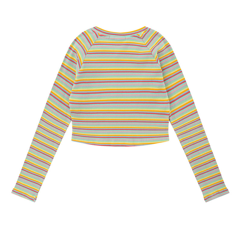 Women Sweater Short Sweater Women's Casual round Neck Spring and Summer Long Sleeves Top