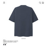 American vintage street T-shirt men's loose vintage pure cotton summer