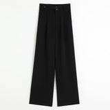 Palazzo Pants Mop Pants Women's Straight Loose Casual High Waist