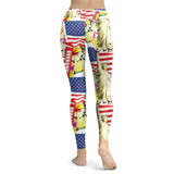 National Flag Day Leggings Independence Day Digital Printing Yoga Pants