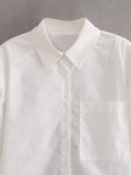 Women T-Shirt Autumn Long Sleeve Loose Mid-Length Blouse Design Sense