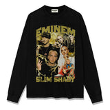 Detroit Eminem T Shirt Crew Neck Heavy Retro Old T Shirt