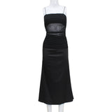 Women Desses Slim Fit Slit Pure Desire Style Dress Female