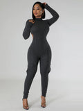 Women Jumpsuit Long Sleeve Casual Autumn and Winter Rompers Jumpsuit