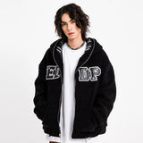 Men Cotton Padded Jacket Coat Double-Sided Wear Berber Fleece Cotton Coat Men's Winter Loose Cotton Coat Coat