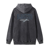 Men Hoodie Printed Hooded Men's Autumn and Winter Casual Loose Long Sleeve Washed and Worn